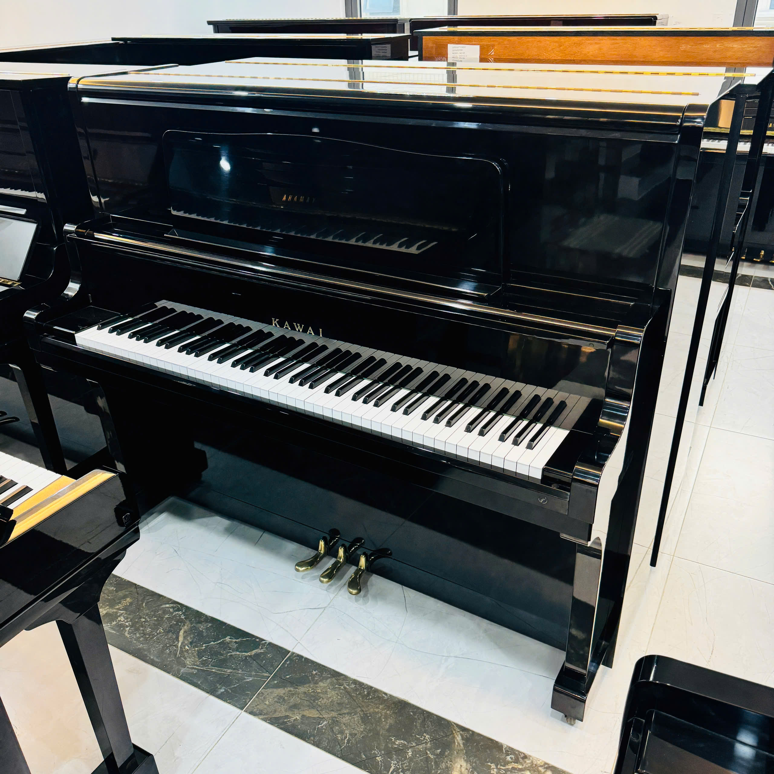 Piano Cơ Kawai KU5D Giá Tốt Hàng Zin Nhật Bản Nội Địa Cao Cấp