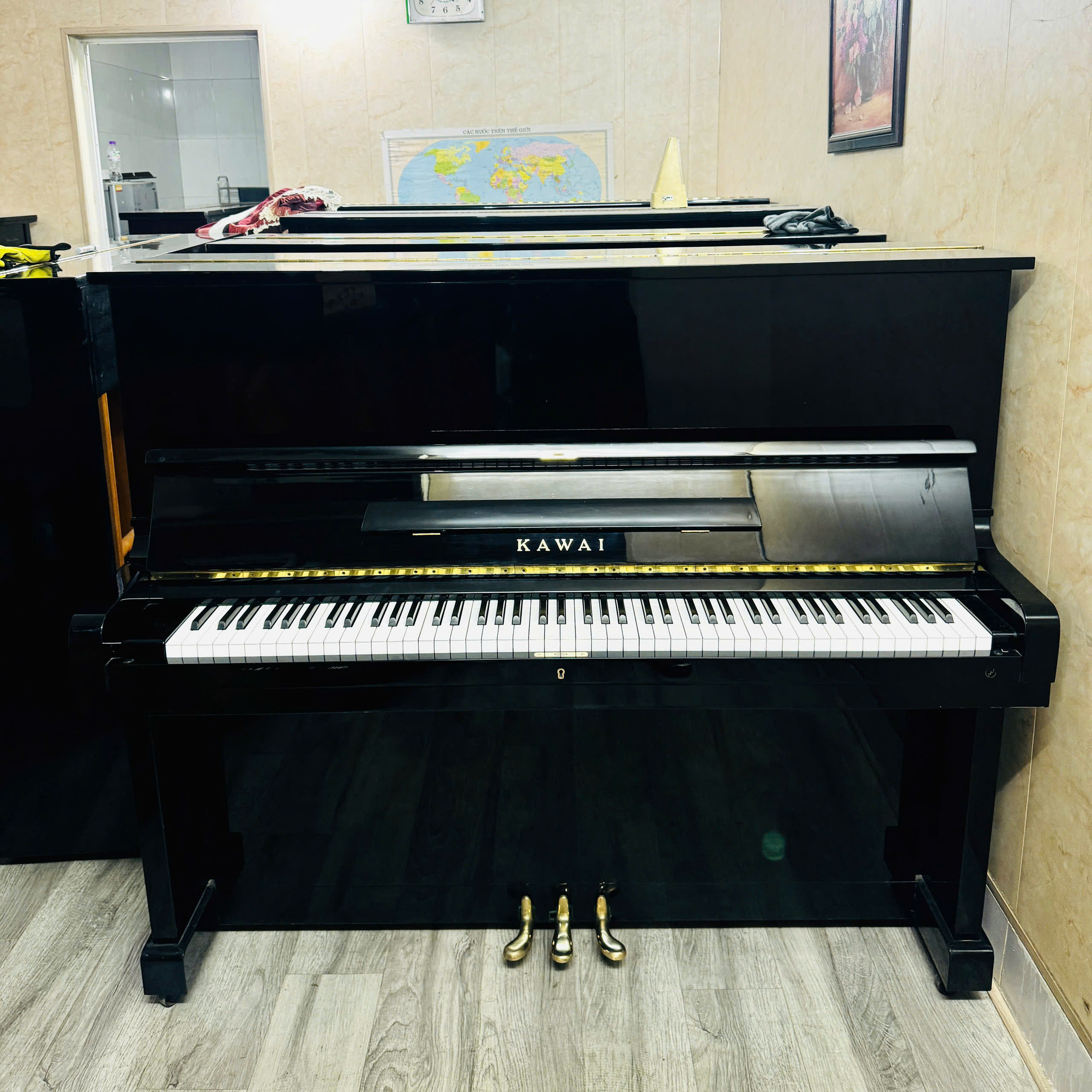 Piano cơ Kawai KU-2B Giá Tốt Hàng Zin Đẹp Nhập Khẩu