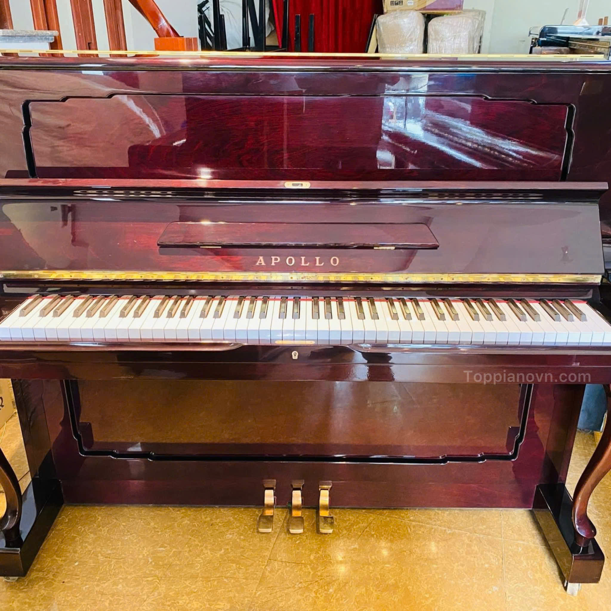 Piano Cơ Apollo A310S Nhật Bản Đẹp Giá Tốt Nhập Khẩu 4 Piano Cơ Apollo A310S Nhật Bản Đẹp Giá Tốt Nhập Khẩu - Ảnh 4