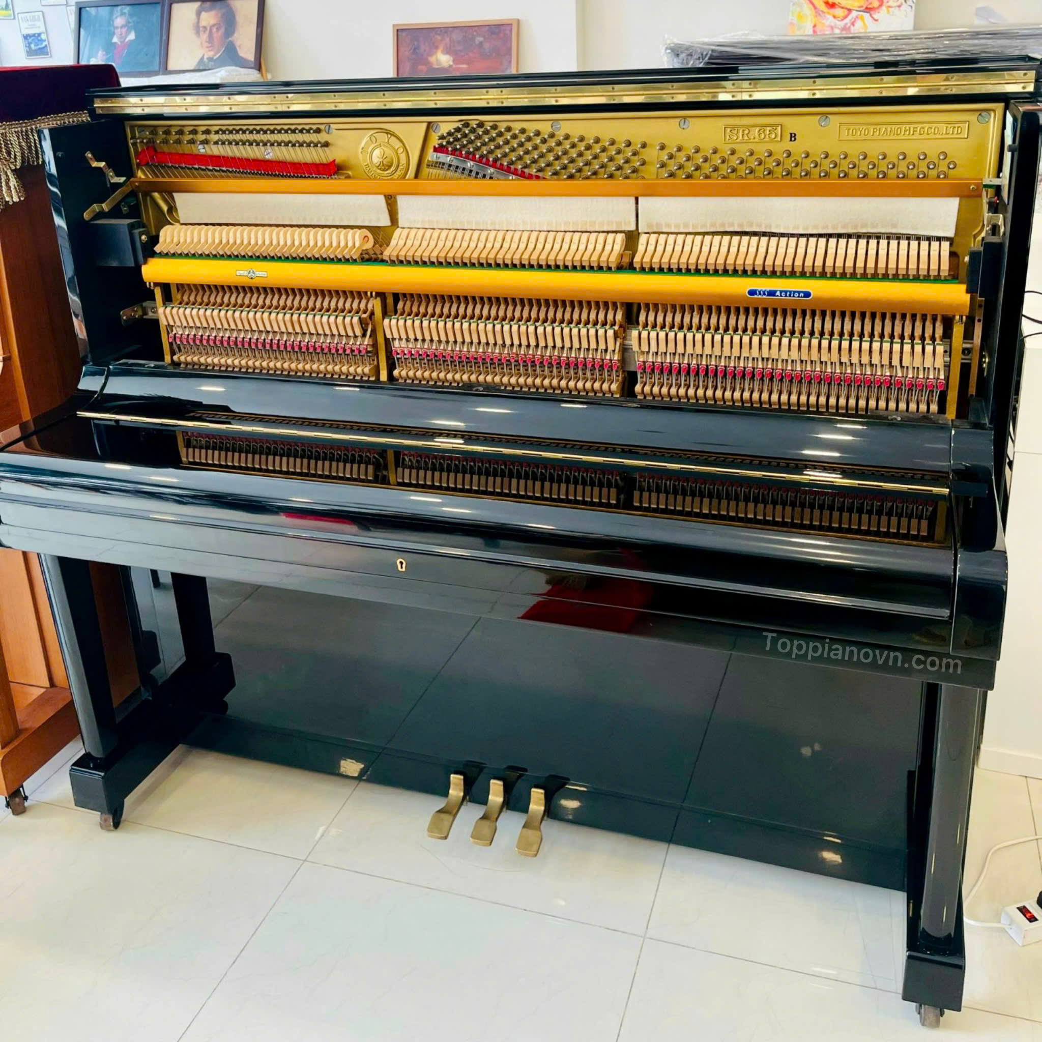 Piano Cơ Apollo SR65B Nhật Bản Đẹp Giá Tốt Nhập Khẩu 2 Piano Cơ Apollo SR65B Nhật Bản Đẹp Giá Tốt Nhập Khẩu - Ảnh 2