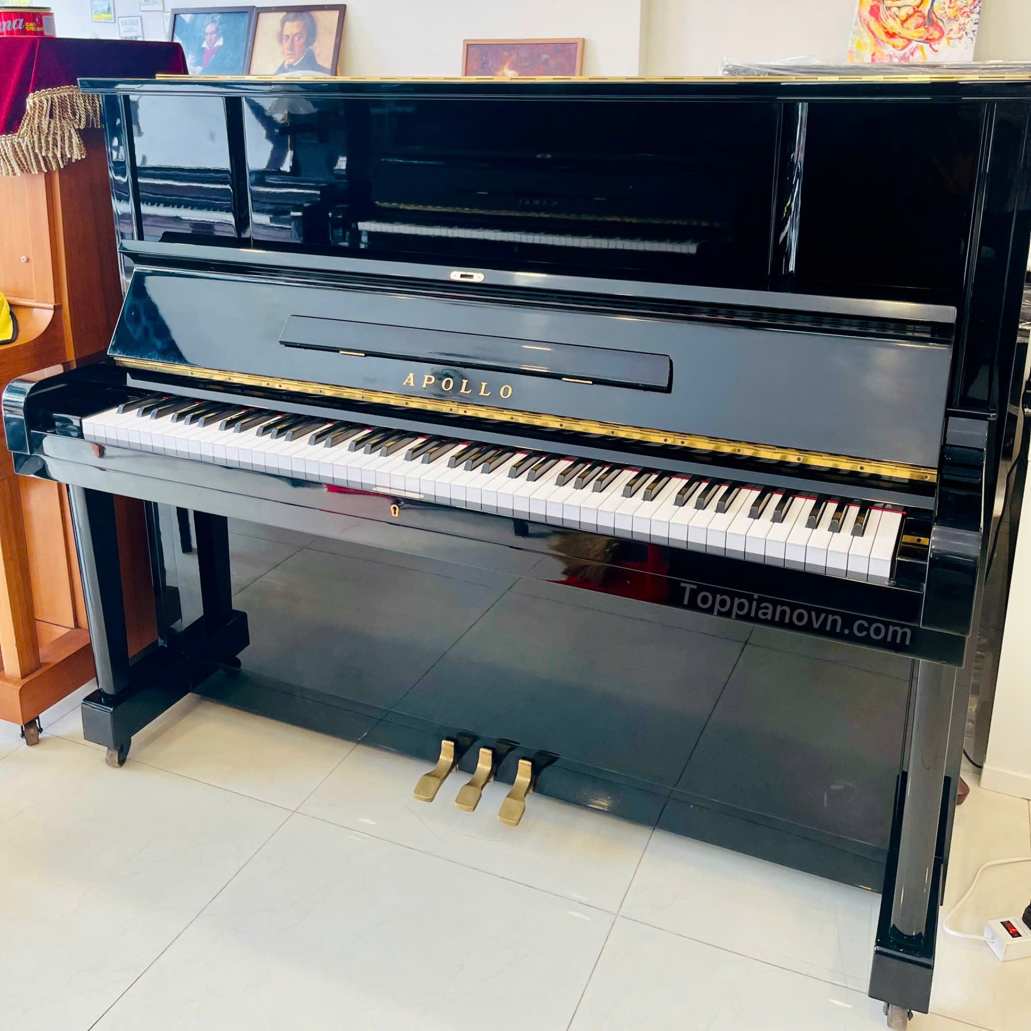 Piano Cơ Apollo SR65B Nhật Bản Đẹp Giá Tốt Nhập Khẩu