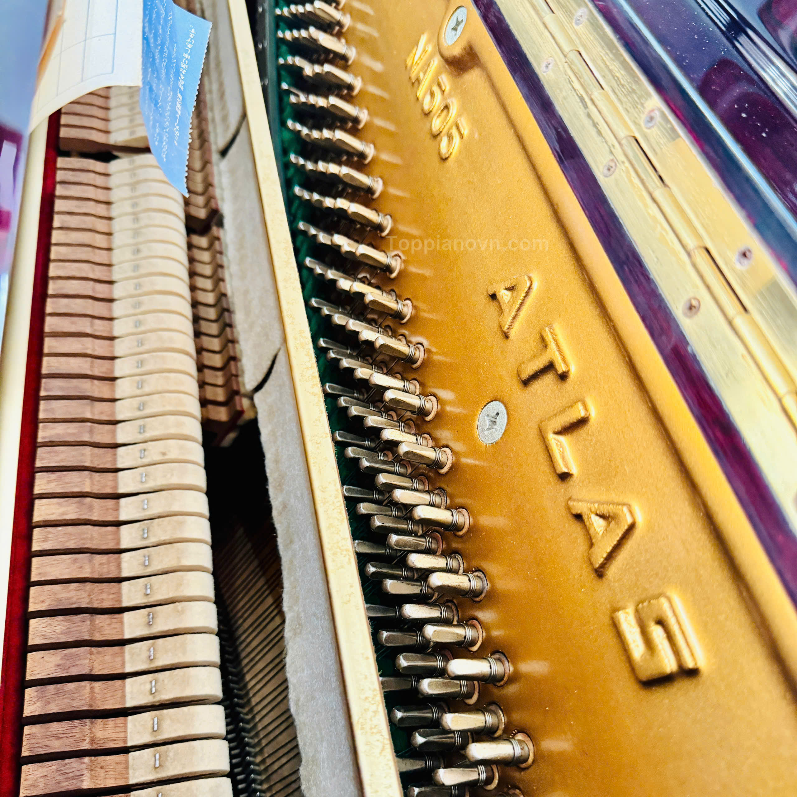 Piano Cơ Atlas NA505 Nhật Bản Đẹp Giá Tốt Nhập Khẩu 15 Hình ảnh chi tiết dòng sản phẩm đàn piano cơ Atlas NA505