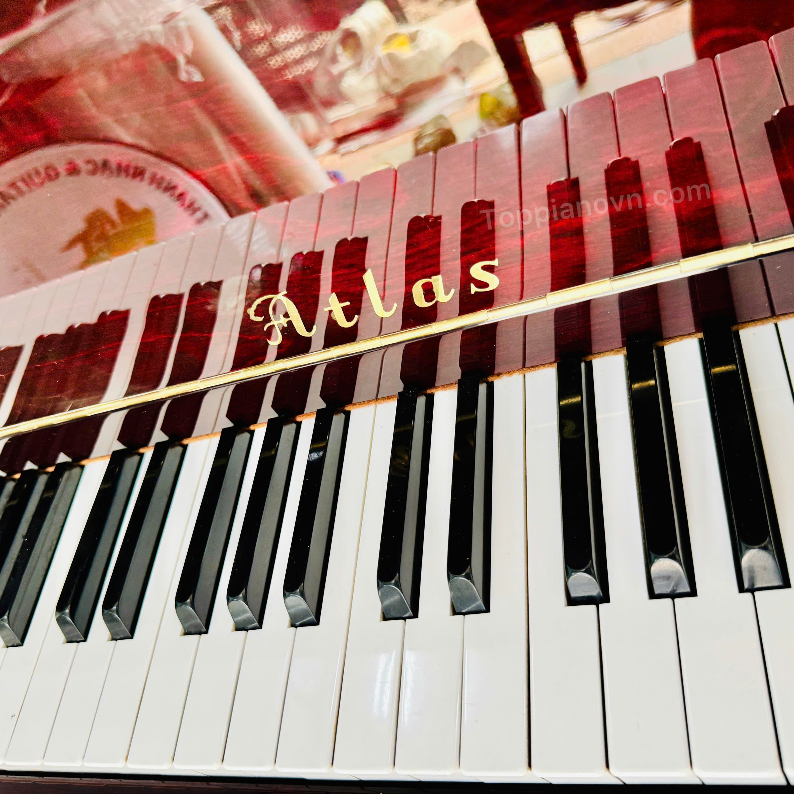Piano Cơ Atlas NA505 Nhật Bản Đẹp Giá Tốt Nhập Khẩu 14 Hình ảnh chi tiết dòng sản phẩm đàn piano cơ Atlas NA505