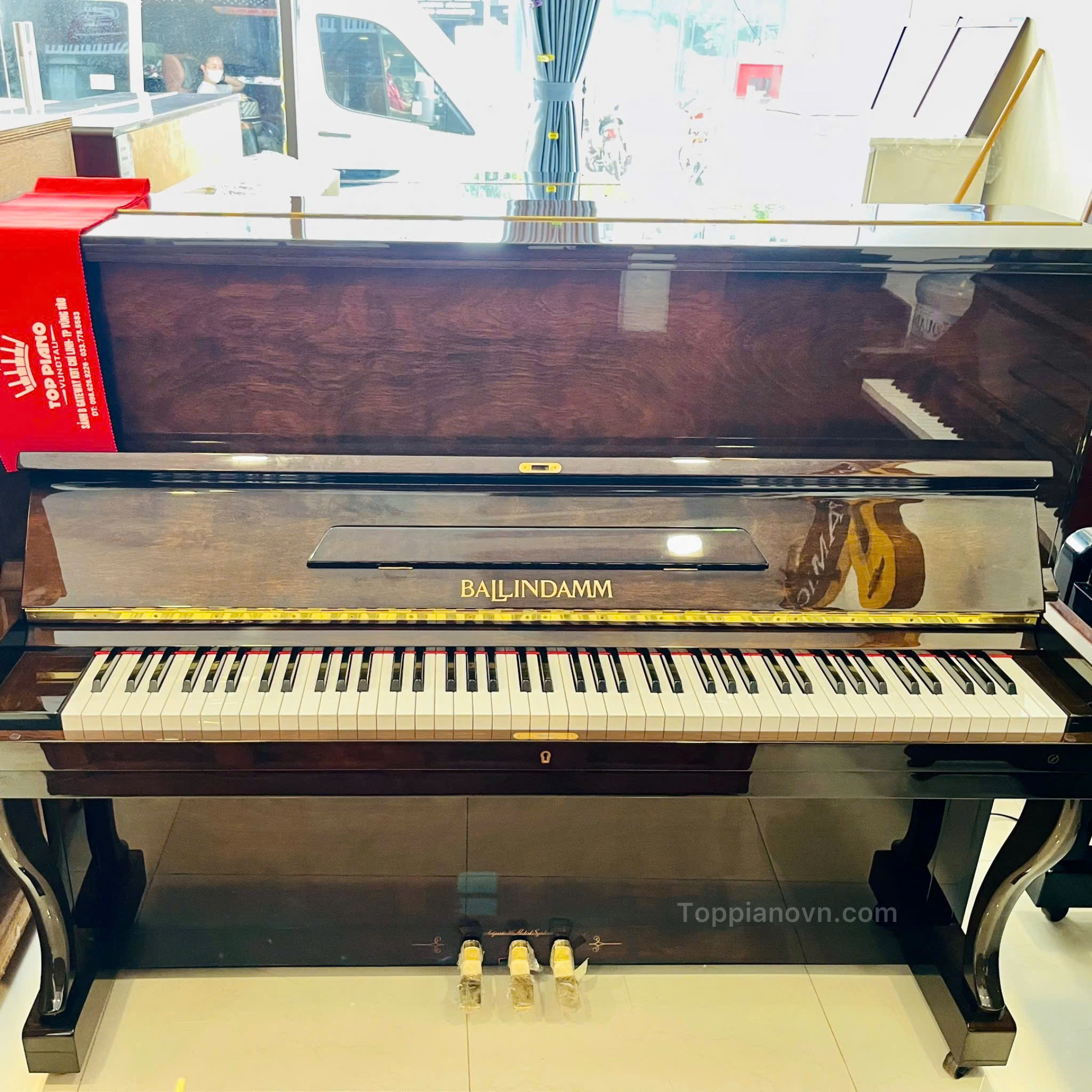 Piano Cơ Ballindam BU20 Imperial Nhật Bản Đẹp Giá Tốt Nhập Khẩu