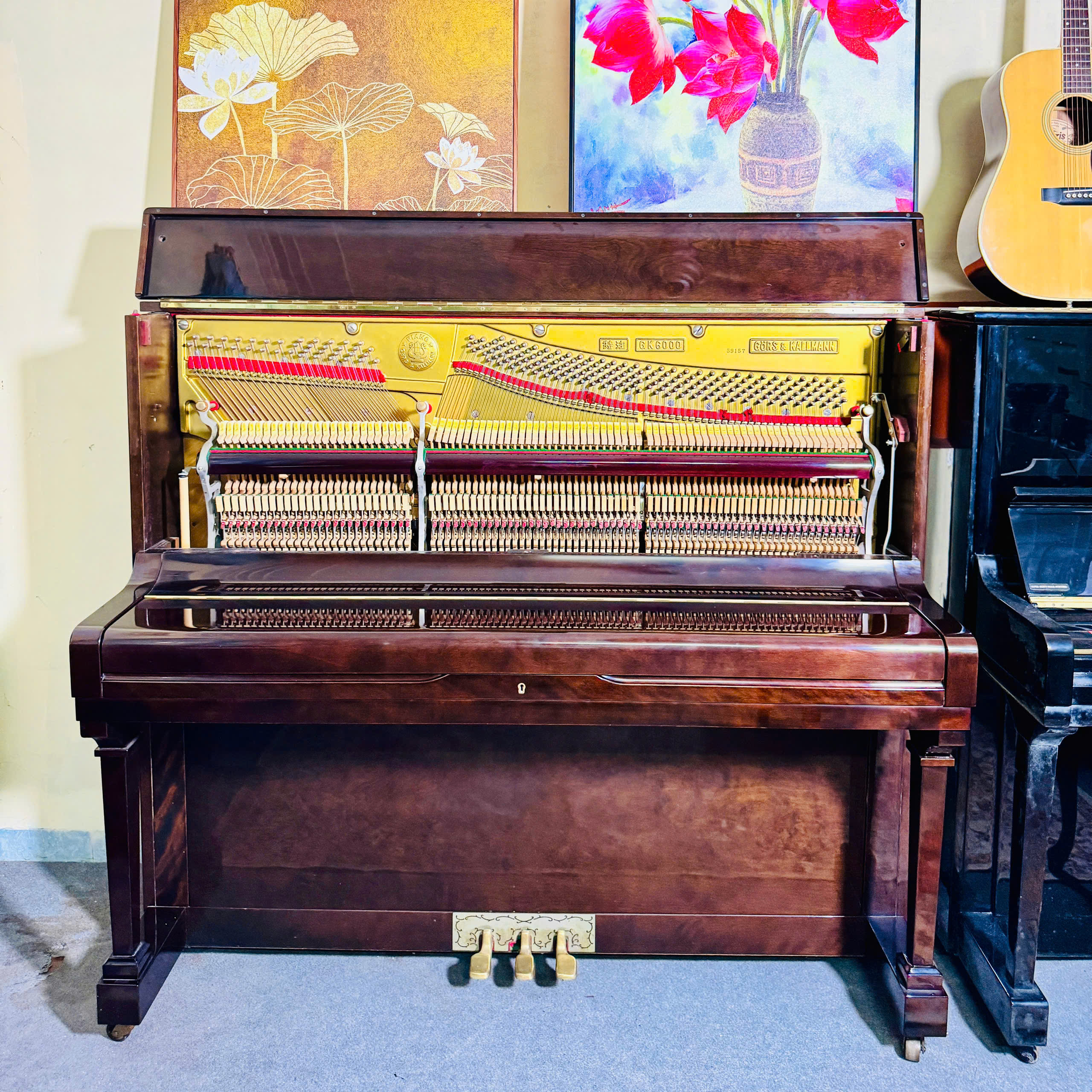 Piano Cơ Gors & Kallmann GK6000 Nhật Bản Đẹp Giá Tốt Nhập Khẩu 18 Hình ảnh chi tiết dòng sản phẩm đàn piano cơ Gors & Kallmann GK6000