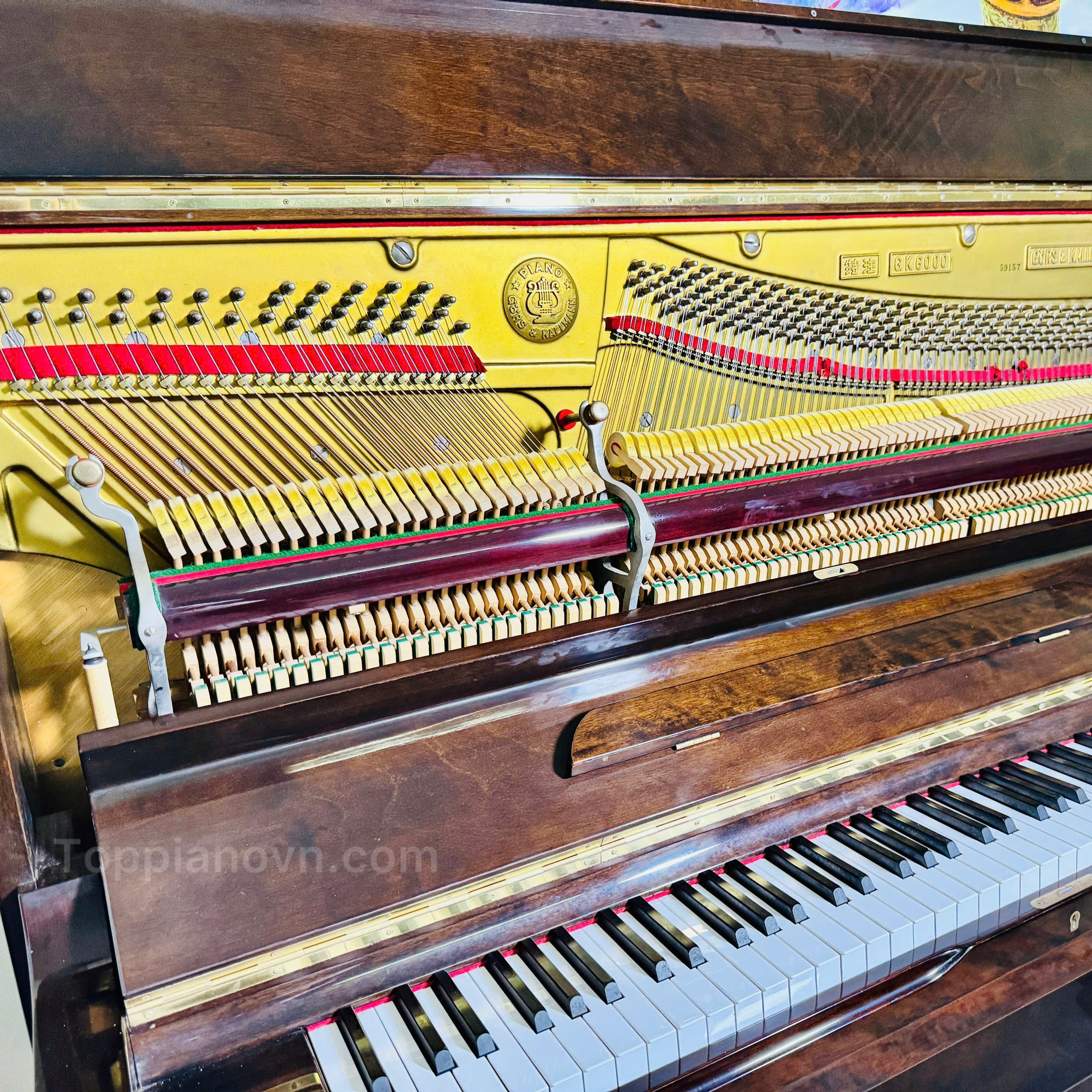 Piano Cơ Gors & Kallmann GK6000 Nhật Bản Đẹp Giá Tốt Nhập Khẩu 19 Hình ảnh chi tiết dòng sản phẩm đàn piano cơ Gors & Kallmann GK6000