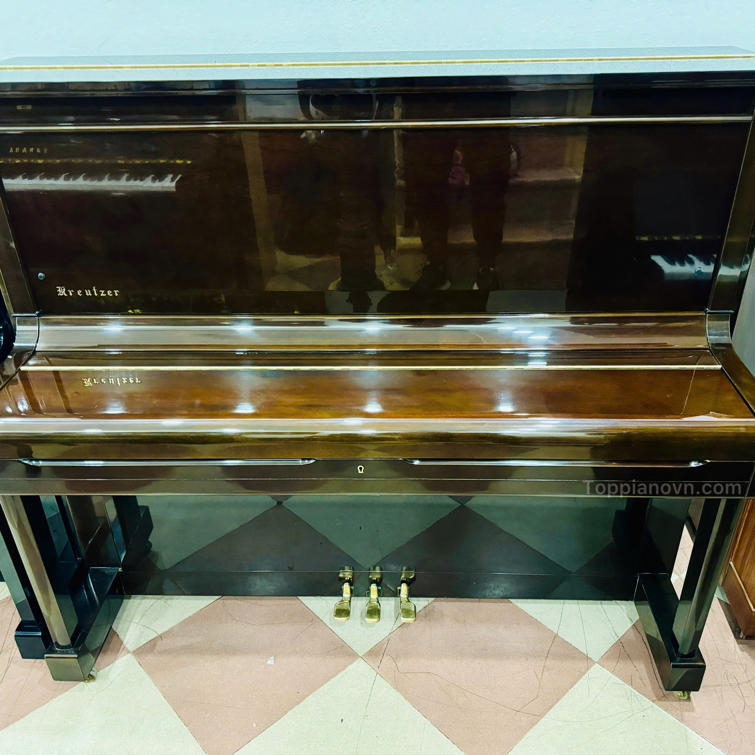 Piano Cơ Kreutzer K4 Nhật Bản Đẹp Giá Tốt Nhập Khẩu 3 Piano Cơ Kreutzer K4 Nhật Bản Đẹp Giá Tốt Nhập Khẩu - Ảnh 3