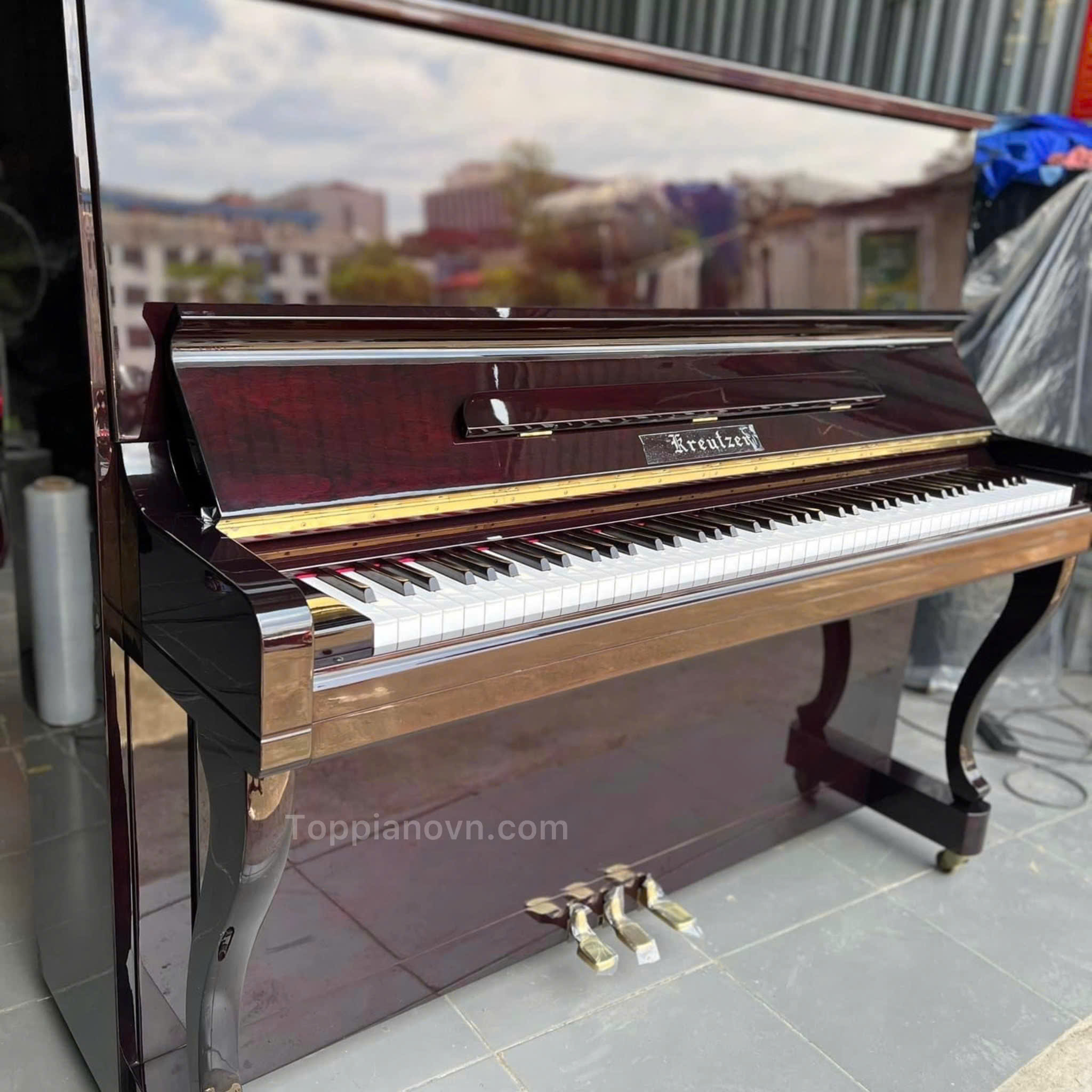 Piano Cơ Kreutzer KE505 Nhật Bản Đẹp Giá Tốt Nhập Khẩu 13 Hình ảnh chi tiết dòng sản phẩm đàn piano cơ Kreutzer KE505