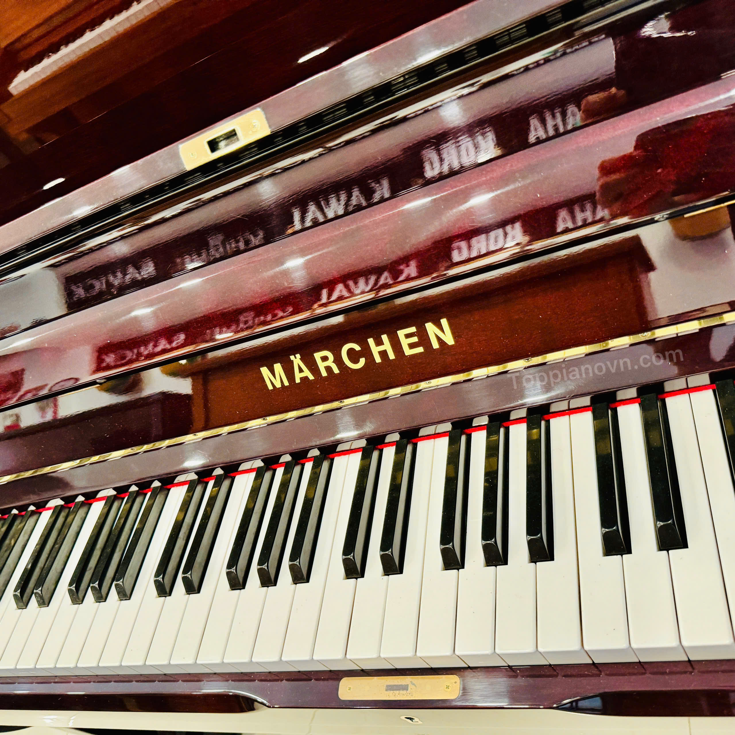 Đàn Piano Cơ Marchen MH33 Máy Kawai Nhập Khẩu Nguyên Bản Giá Tốt 13 đàn piano cơ marchen mh33 máy kawai màu đen bóng chính hãng