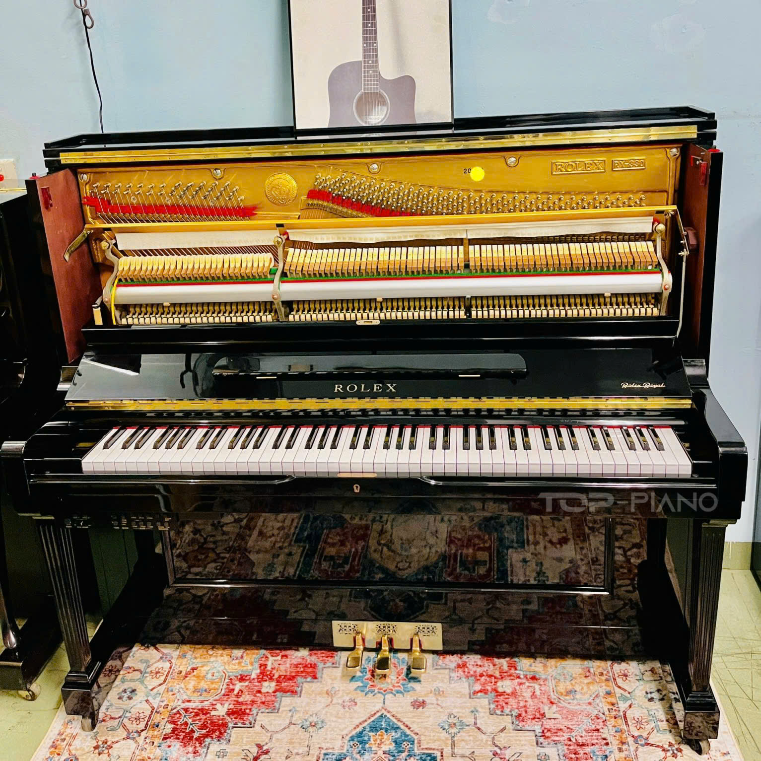 Piano Cơ Rolex RX330 Nhật Bản Đẹp Giá Tốt Nhập Khẩu 20 Hình ảnh chi tiết dòng sản phẩm đàn piano cơ Rolex RX330
