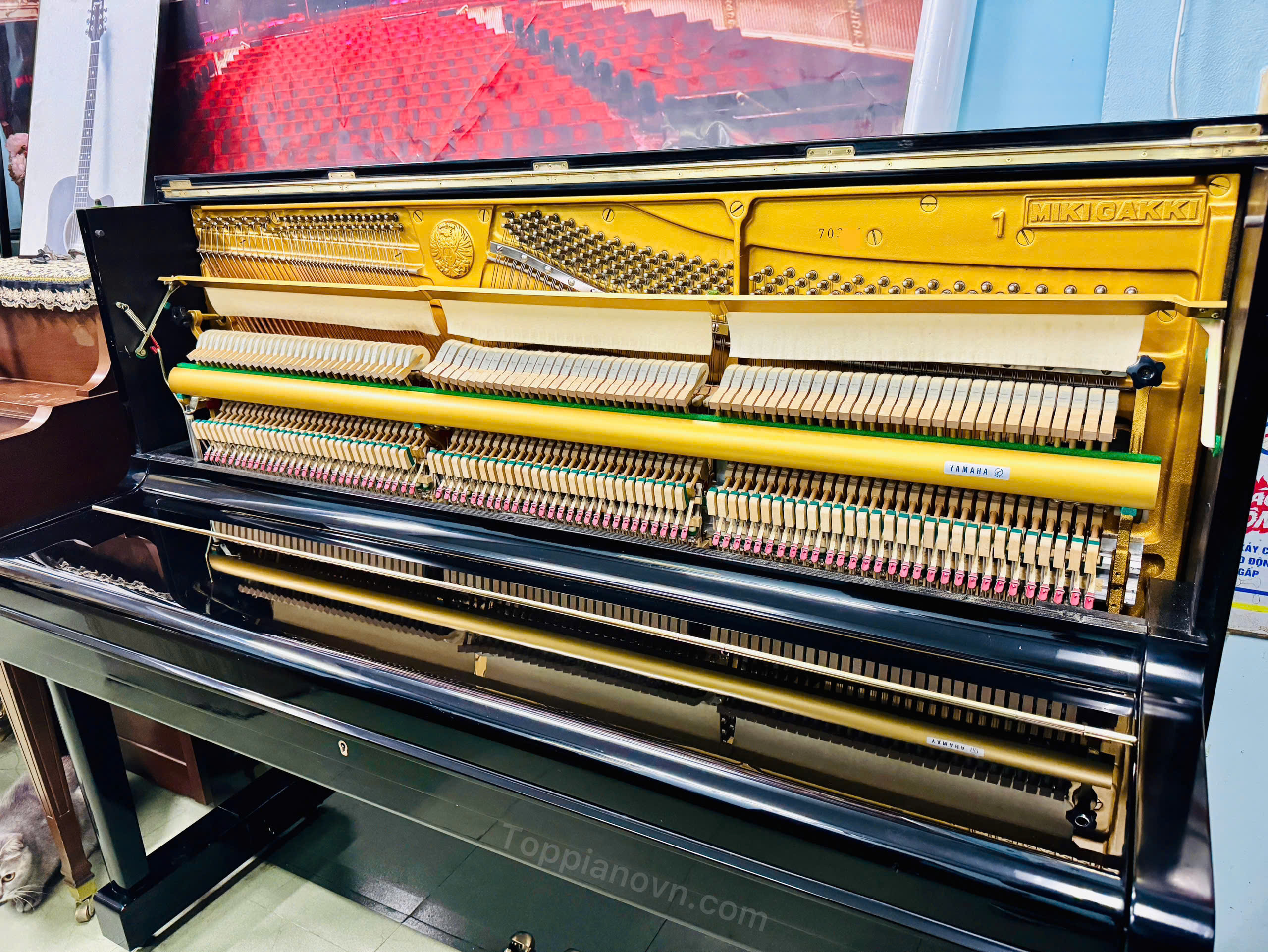Đàn Piano Cơ Miki 1 Máy Yamaha Nhập Khẩu Nguyên Bản Giá Tốt 4 Đàn Piano Cơ Miki 1 Máy Yamaha Nhập Khẩu Nguyên Bản Giá Tốt - Ảnh 4
