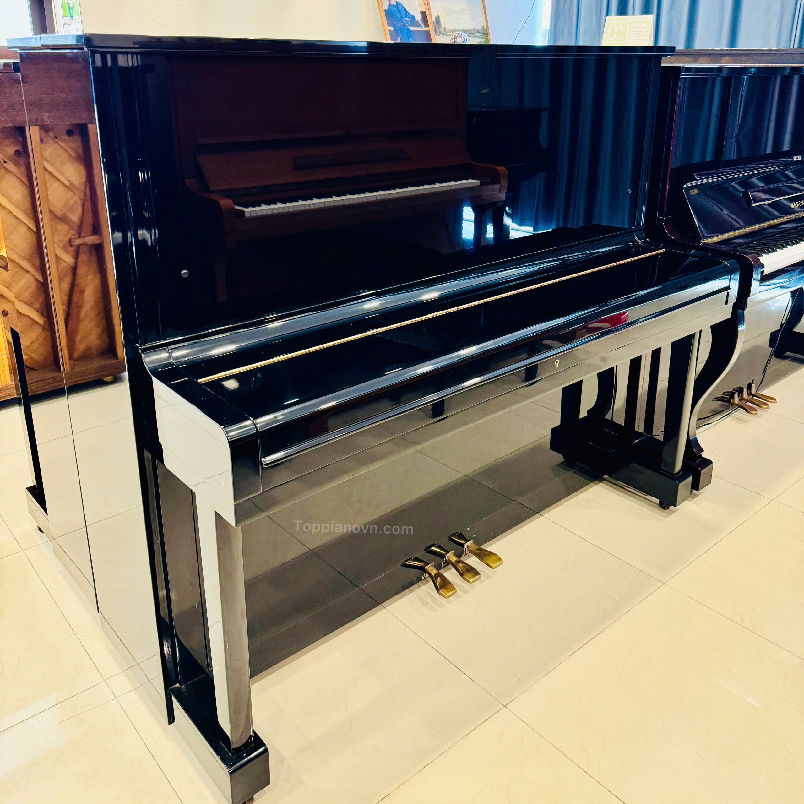 Đàn Piano Cơ Miki 3M Máy Yamaha Nhập Khẩu Nguyên Bản Giá Tốt 2 Đàn Piano Cơ Miki 3M Máy Yamaha Nhập Khẩu Nguyên Bản Giá Tốt - Ảnh 2